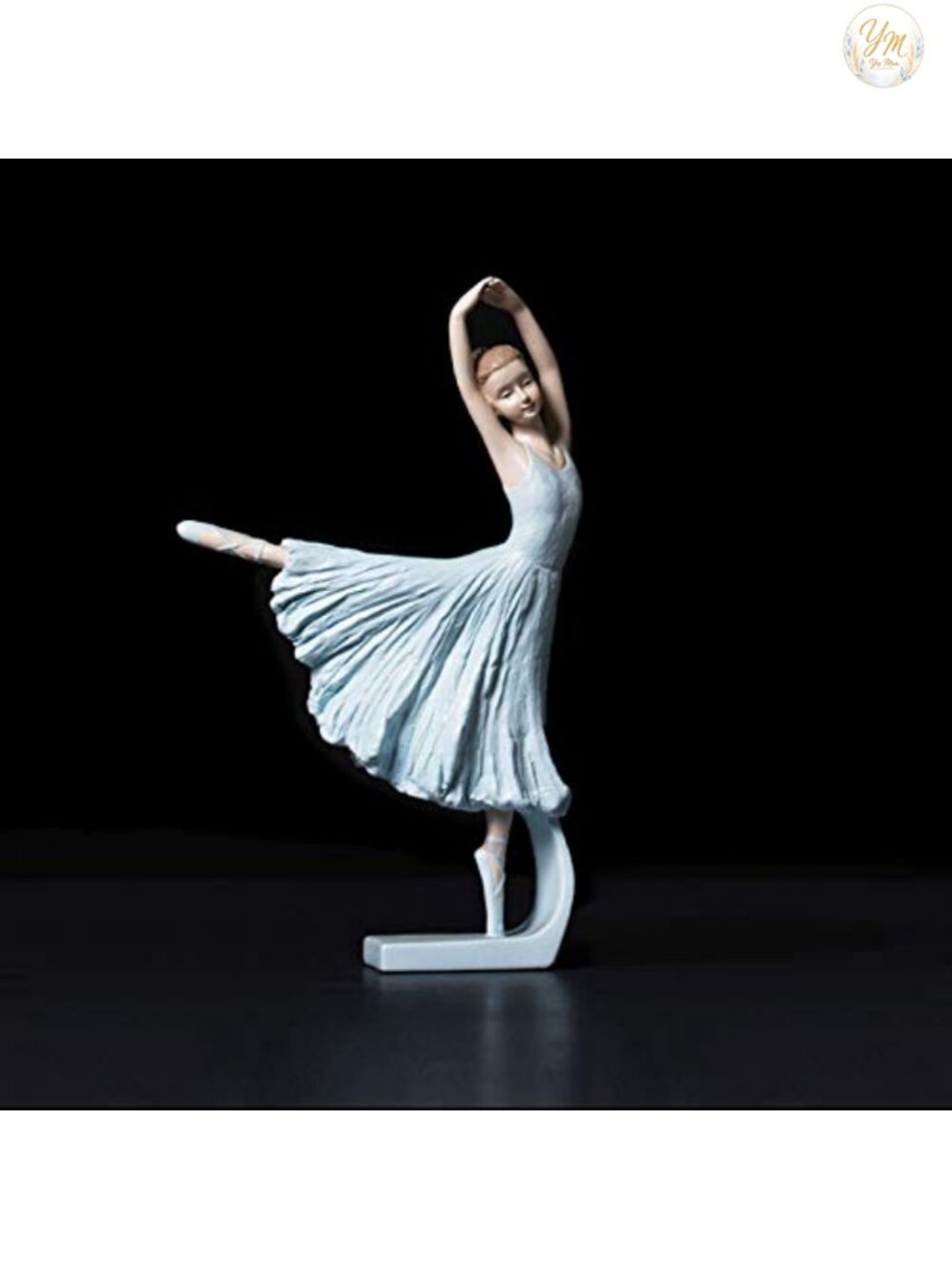 Ballerina Girl Figurine Resin Ballet Dancer Statue Home Decor Sculpture